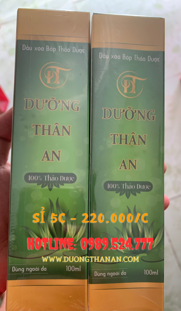 Dầu xoa Dưỡng Thân An 100% thảo dược