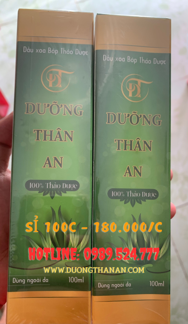 Dầu xoa Dưỡng Thân An 100% thảo dược